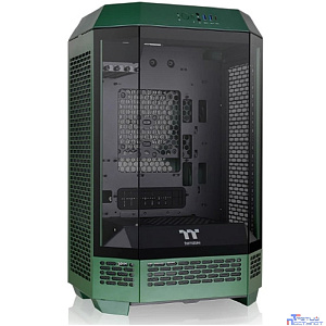 Корпус Thermaltake The Tower 300 Racing Green зеленый без БП miniITX 7x120mm 5x140mm 2xUSB3.0 audio bott PSU