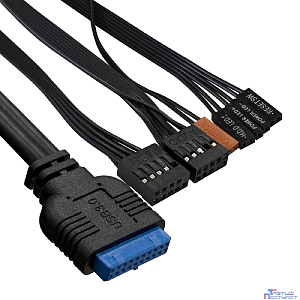 Exegate EX299140RUS Корпус Minitower ExeGate BAA-109U2-UNS400 (mATX, БП UNS400 с вент. 12см, 2*USB+2*USB3.0, аудио, черный)