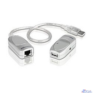 ATEN UCE60 Удлинитель/усилитель/extender, USB 1.1, 60 метр., USB А-тип, Male/Female, без шнуров, питание от шины
