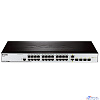 D-Link DES-3200-28/C1A Управляемый L2 коммутатор с 24 портами 10/100Base-TX, 2 портами 100/1000Base-X SFP и 2 комбо-портами 100/1000Base-T/SFP