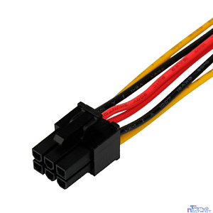 Cablexpert Кабель питания PCIe 2xMolex 3pin(M) / PCIe 6pin(M), 15см, пакет (CC-PSU-63-15CM)