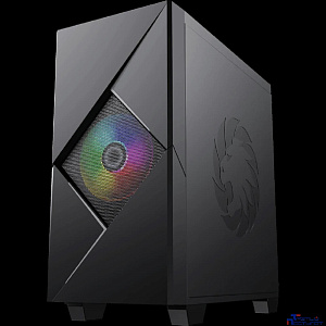 GameMax Корпус Cyclops BG без БП (Midi Tower, ATX, Черно-серый., 1*USB2.0 + 1*USB3.0, 2*120мм)