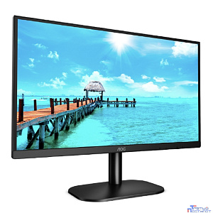 LCD AOC 23.8" 24B2XD черный {IPS 1920x1080 75Hz 4ms 16:9 250cd 178/178 1000:1 8bit(6bit+FRC) D-Sub DVI Adaptive-Sync FllickerFree VESA}