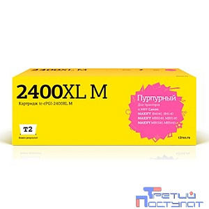 T2 PGI-2400XL M Картридж (IC-CPGI-2400XL M) струйный для Canon MAXIFY iB4040/iB4140/MB5040/MB5140/MB5340/MB5440, пурпурный