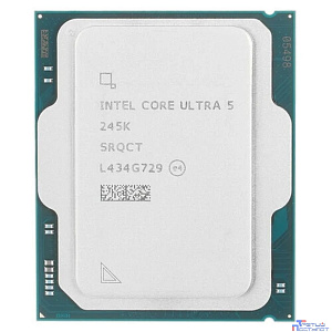 Центральный Процессор Intel Core Ultra 5 245K OEM (Arrow Lake, C14(8EC/6PC)/T14, 3,6/5,2GHz, GPU Intel Graphics, L2 26Mb, Cache 24Mb, TDP 125/159W, S1851)