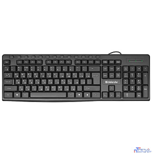 Defender Клавиатура Action HB-719 RU [45719] {Проводная, черный, мультимедиа}