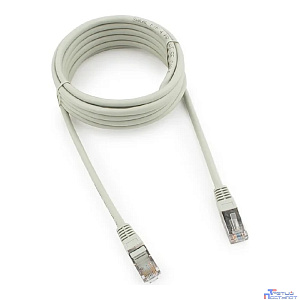 Cablexpert Патч-корд PP22-3m 1000G FTP 4 пары cat5E CCA molded 3м серый RJ-45 (m)-RJ-45 (m)