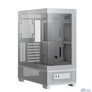 XASTRA Корпус Q500-0F White ATX/Aquarium/Screewless/no fans/ Q500-0F-WH
