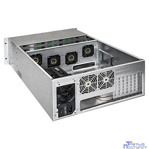 Exegate EX293581RUS Серверный корпус ExeGate Pro 4U660-HS24 <RM 19", высота 4U, глубина 660, БП 1000ADS, 24xHotSwap, USB>