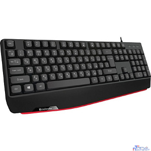 Defender Клавиатура Atom HB-546 RU,черный,104+FN,1.8м