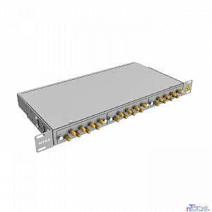 NTSS Кросс 19" NTSS PREMIUM, предсобранный 1U, 12 портов ST/UPC, 50/125 мкм, (сплайс, пигтейлы, кдзс, планки, адаптеры) NTSS-RFOB-PM-1U-12-ST/U-50-SP1.5G2A