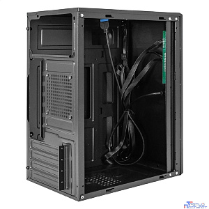 Exegate EX299264RUS Корпус Minitower ExeGate BAA-408U-UNS350 (mATX, БП UNS350 с вент. 12см, 2*USB+1*USB3.0, HD Audio, черный)