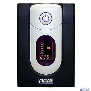 PowerCom Imperial IMD-1025AP ИБП {Line-Interactive, 1025VA / 615W, Tower, 6 xC13: 4 с резервным питанием + 2 с фильтрацией, LCD, USB} (507310)