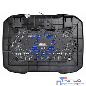 BURO Подставка для ноутбука 15.6"357x265x33mm 1xUSB 1x 140mmFAN 345г металлическая сетка/пластик черный (BU-LCP156-B114)