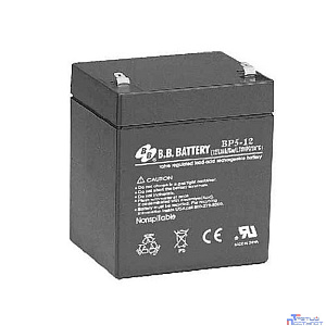 АКБ B.B. Battery BP 5-12 (12V 5Ah  ДхШхВ 90х70х106 мм, масса 1,8 кг) клеммы F2