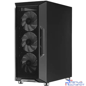 Корпус Zalman i3 NEO Mid Tower (ATX/M-ATX/Mini-ITX, без БП, Steel, Plastic, Tempered Glass, 4x120mm FAN RGB LED Effect)