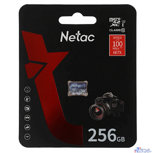 Micro SecureDigital 256GB Netac P500 Ultra w/o adapter