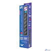 Power Cube Фильтр-удлинитель 3м 6 р 16А SPG6-B3M (21888), черный