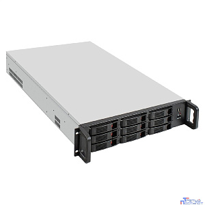 Exegate EX296235RUS Серверная платформа ExeGate Pro 2U650-HS09 <RM 19", высота 2U, глубина 650, Redundant БП Chicony 2x550W, 9xHotSwap, 2*USB>