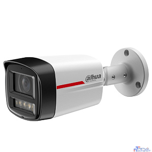 DAHUA DH-IPC-HFW2449TLP-S-LED-0360B-PRO Уличная цилиндрическая IP-видеокамера WizColor 4Мп, 1/1.8” CMOS, объектив 3.6мм, видеоаналитика, микрофон, LED 50м, IP67, металл