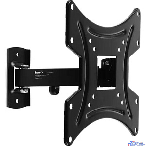 Buro FL1S черный 20"-48" макс.15кг настенный поворот и наклон