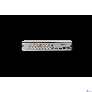 DAHUA DH-XVR4116HS-I/T 16-канальный HDCVI-видеорегистратор c SMD ; HDCVI, AHD, TVI, IP, CVBS; 1 SATA III до 16Тбайт; видеоаналитика 1 HDMI, 1 VGA; сеть: 1 RJ45 100Мбит/с; аудиовх/вых: 1/1