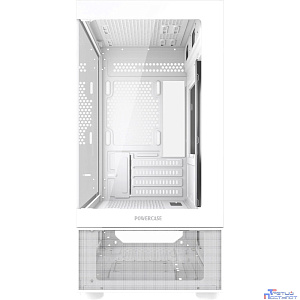 Powercase Vision Micro M2, Tempered Glass, белый, mATX  (CVMWM2-L0)