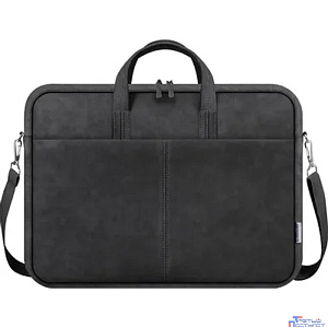 Defender Сумка для ноутбука Solid  15.6" PU кожа, черный, карман (26091)