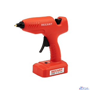 Rexant (12-1553) Пистолет клеевой, 60Вт, 11мм, ЭКСПЕРТ, аккумуляторный, коробка