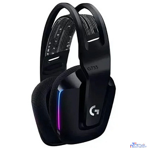 Наушники с микрофоном Logitech G733 Lightspeed черный накладные Radio оголовье (981-000867)