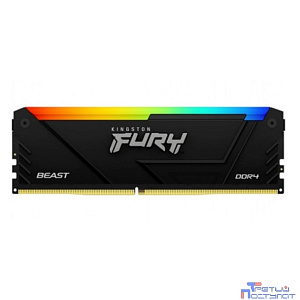 Kingston DDR4 64GB 3200MHz DDR4 CL16 DIMM (Kit of 4) 1Gx8 FURY Beast RGB