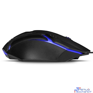 Exegate EX289491RUS Мышь ExeGate Gaming Standard Laser GML-17 (USB, лазерная, 1200dpi, 3 кнопки и колесо прокрутки, длина кабеля 1,5м, черная, Color box)