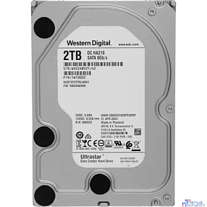 2Tb WD Ultrastar DC HA210 {SATA 6Gb/s, 7200 rpm, 128mb buffer, 3.5"} [1W10002/1W10025/HUS722T2TALA604]