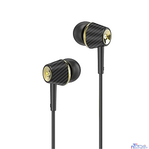 HOCO M70/ Наушники + микрофон/ Кнопка ответа/ 1.2м/ 3.5 mm jack/ Black