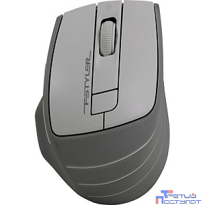 Мышь A4Tech Fstyler FG30 белый/серый оптическая (2000dpi) беспроводная USB (6but)