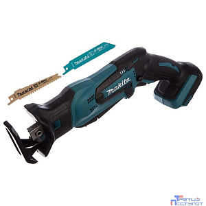 Makita DJR185Z Пила сабельная аккумуляторная [DJR185Z] {18В,Li-ion,0-3000об\м,ход-13мм,рез-50мм,1.5кг,кор,подсв,н-р пилок,б\акк и з\у}