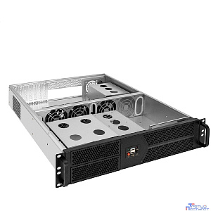Exegate EX297732RUS Серверный корпус ExeGate Pro 2U550-04 <RM 19", высота 2U, глубина 550, без БП, 2*USB>