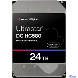24Tb WD Ultrastar DC HC580 {SATA 6Gb/s, 7200 rpm, 512mb buffer, 3.5"} [WUH722424ALE6L4]