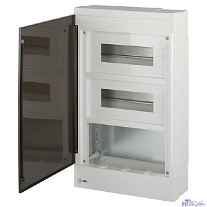 ЭРА Б0059315 Щит распределительный со слаботочным отсеком MultiBox bs-24s навесной пластиковый 24 модуля IP41