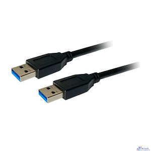 Bion Кабель удлинительный USB 3.0 AM/AM, 1.8 м, чёрный [BXP-CCP-USB3-AMAM-018M]