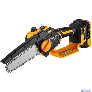DEKO DKCHS 20-6 PRO Пила цепная аккумуляторная [083-2012] { 20В, 2x2.2Ач, 2 шины и 2 цепи в кейсе }