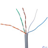 PROconnect (01-0052-50) Кабель U/UTP, CAT 5e, PVC, 4x2x0,48мм, внутренний, серый, 50м