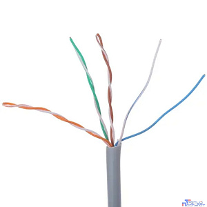 PROconnect (01-0052-50) Кабель U/UTP, CAT 5e, PVC, 4x2x0,48мм, внутренний, серый, 50м