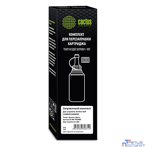Тонер Cactus CS-RK-TN3480 черный флакон 180гр. (в компл.:флажок) для принтера Brother DCP L5500DN/L6600DW