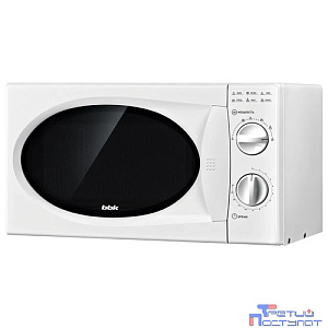 BBK 20MWS-715M/W Микроволновая печь, 20 л, 700 Вт, белый