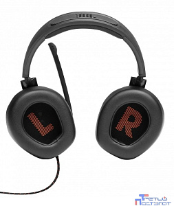 Наушники с микрофоном JBL Quantum 200 черный 1.2м мониторные оголовье (JBLQUANTUM200BLK)