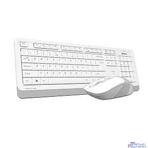 Клавиатура и мышь Wireless A4Tech FG1010 WHITE бело-серая, USB [1147575]