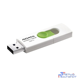 A-DATA Flash Drive 128GB <AUV320-128G-RWHGN> UV320, USB 3.2, белый/зеленый