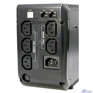 PowerCom Imperial IMD-525AP ИБП {Line-Interactive, 525VA / 315W, Tower, 5 xC13: 3 с резервным питанием + 2 с фильтрацией, LCD, USB} (507307)