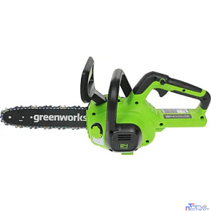 GreenWorks G24CS25K4 Цепная пила аккумуляторная , 24V, 25см, c АКБ 4Ач и ЗУ [2007707UB]